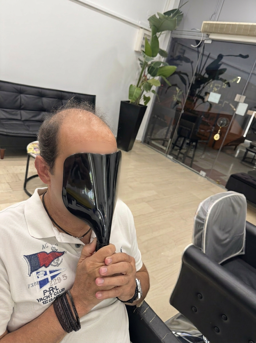 Πριν το wavy hair system